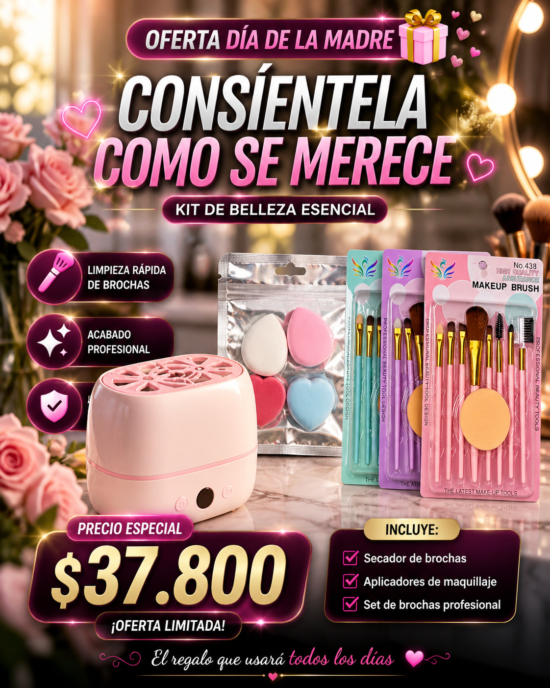 DIA DE LA MADRE KIT BELLEZA ESENCIAL